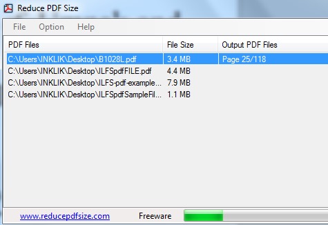 Reduce PDF Size- quickly compress multiple pdf files