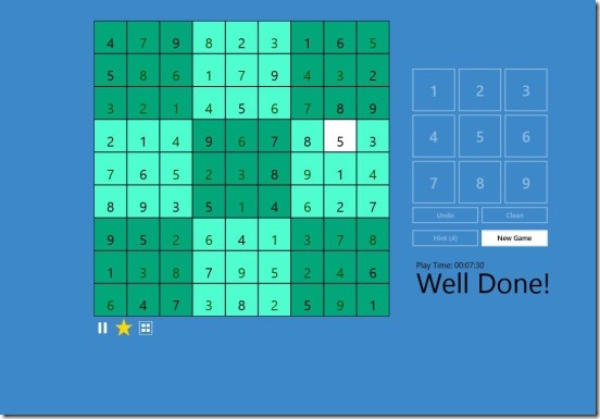 SUDOKU -  game complete