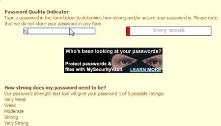 Secure Passwords-check your password strength-home page
