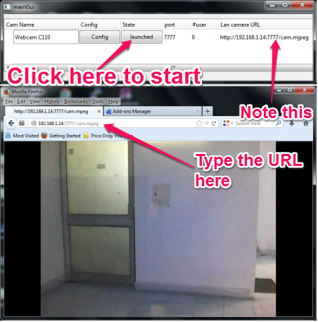 Stream Webcam Video Over the Network - IpstreamWebCam - How to set it up