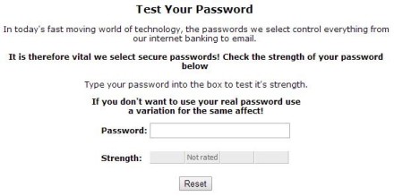 Test Your Password