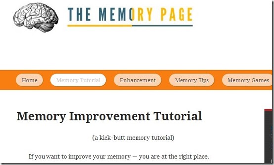 The Memory Page