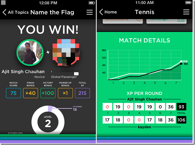 QuizUp Result
