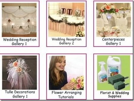 Wedding flowers and reception ideas