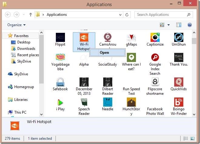 Windows 8 tutorial - opening app