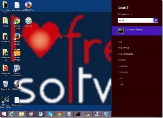 Windows 8 tutorial - search charm