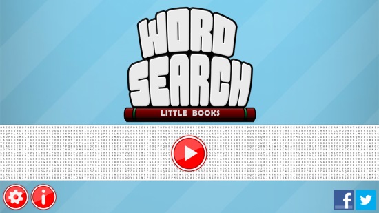 Word Search - Little Books- Main Menu