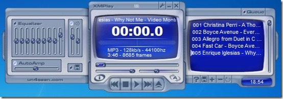 XMPlay-audio player-interface