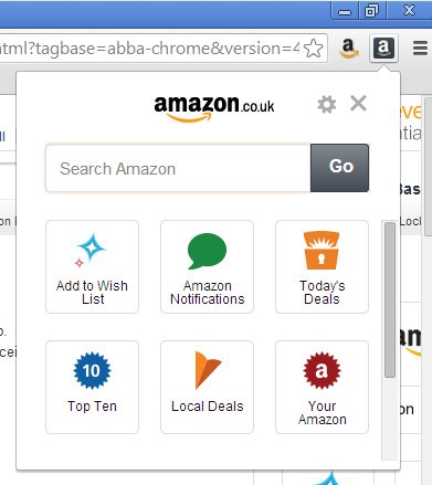 chrome amazon extensions 1 button app