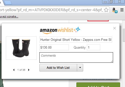 chrome amazon extensions add to wish list