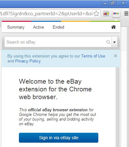 chrome ebay extension official extension