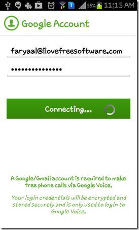 Google Voice for android
