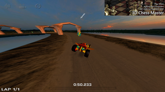 3D car racing