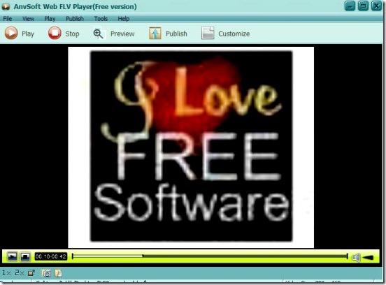 AnvSoft Web FLV Player - flv player