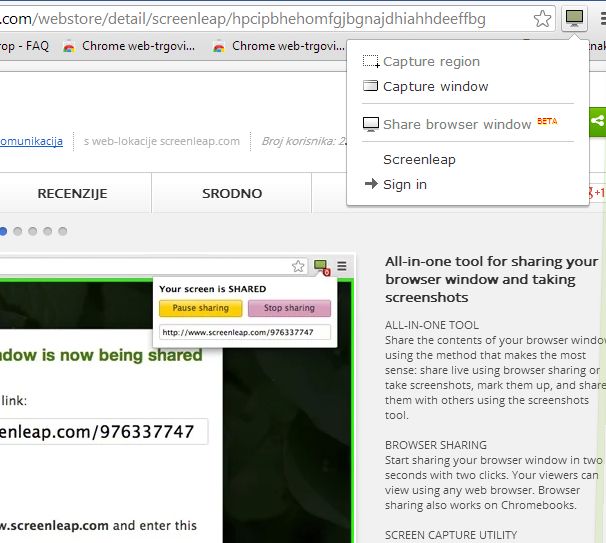 Chrome screen sharing extensions screenleap