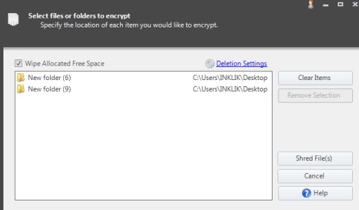 Disk Pulverizer- free file shredder software