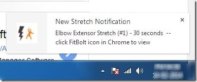 FitBolt-Desktop notification