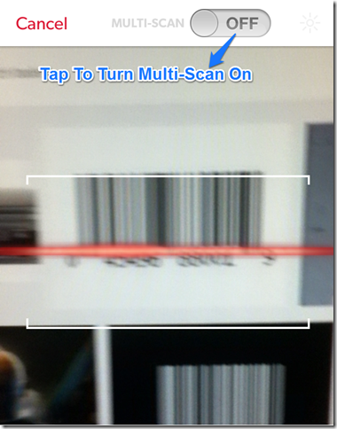 Scanning Barcode