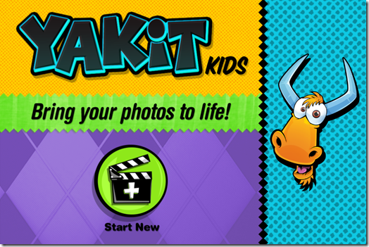 YAKiT Kids Home Screen