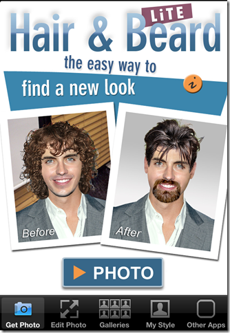 Free iPhone Fun App To Add Different Hair And Beard Styles To Photos