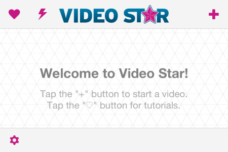 Video Star Home Screen