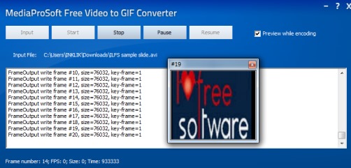 MediaProSoft Free Video to GIF Converter