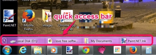 Quick Access Bar