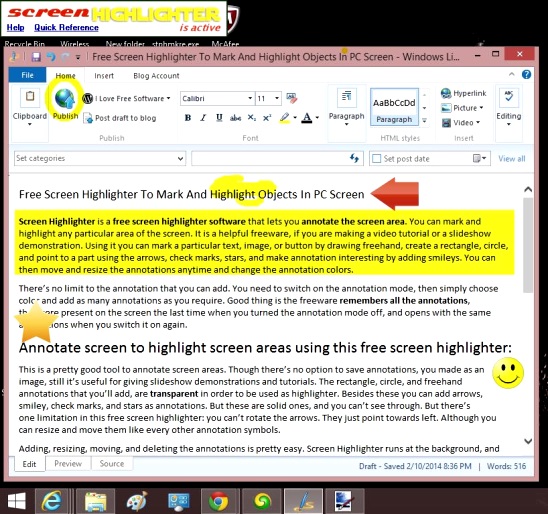 Screen Highlighter - icon