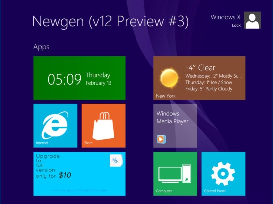 Windows 8 Transformation-UX Pack - Start screen