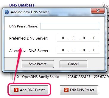 add a new DNS server