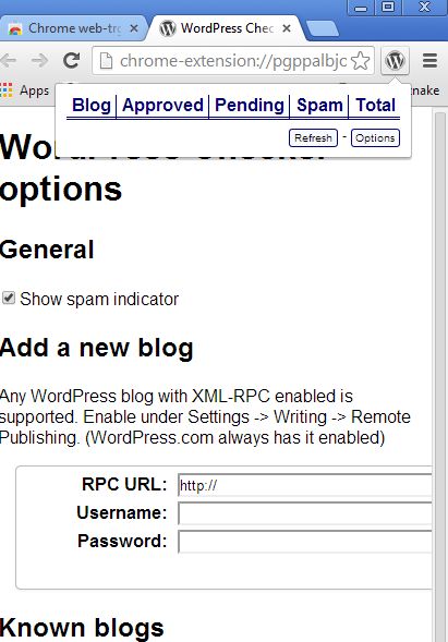 chrome wordpress extensions wordpress comment spam
