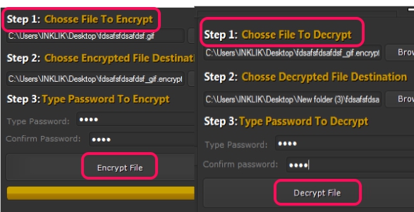 encrypt decrypt a file