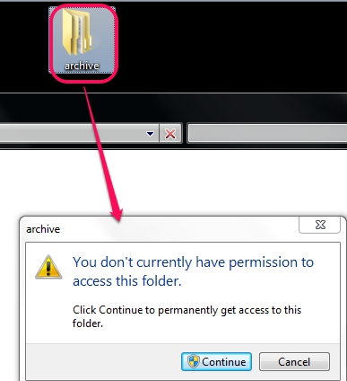 lock a folder