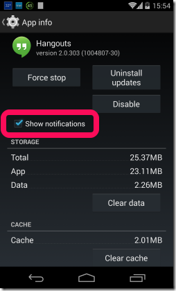 Android Show Notifications