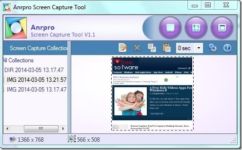 Anrpro Screen Capture Tool