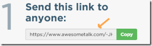 Awsometalk-sharelink