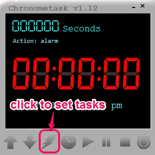 Chronometask- interface