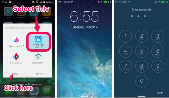 Espier Screen Locker 7 Make Android Look Like iOS 7