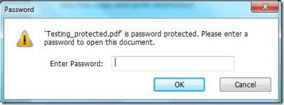 Free PDF Protector-PasswordPrompt