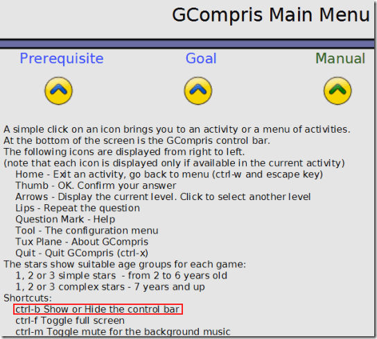 GCompris-HelpManual