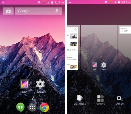 KitKat Launcher For Android Get KitKat Style Launcher For Your Android