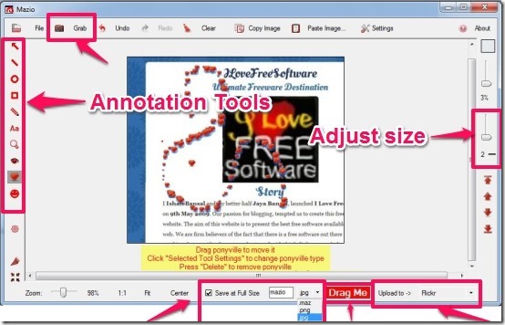 Mazio- annotation tools
