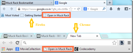 MuckRack Bookmarklet-Firefox and Chrome