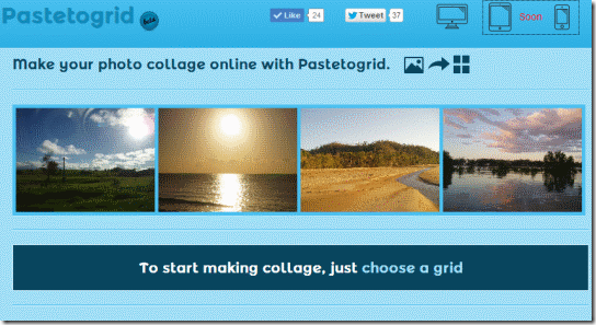 Pastetogrid-homepage