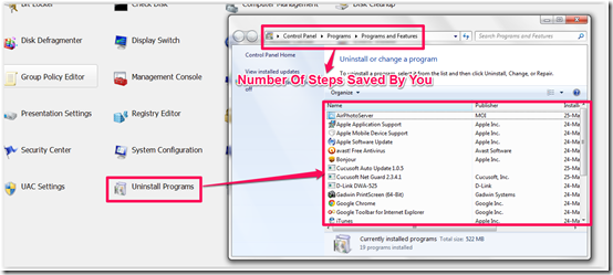 Using Windows Access Panel