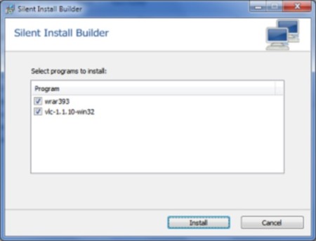 Silent Install Builder-install multiple software