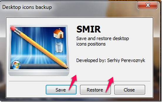 Smir user interface