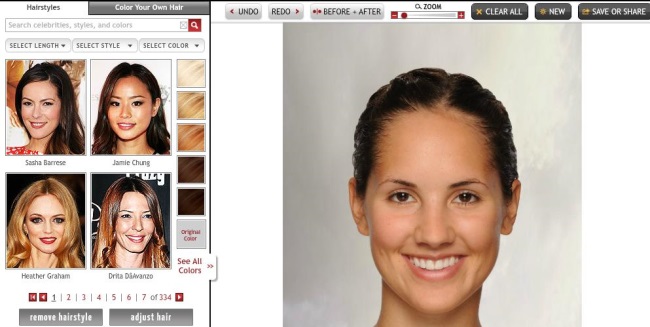 Virtual Hairstyles - Hair Imaging - Makeover Software | Simulador de  cabelo, Cabelo legal, Cabelo
