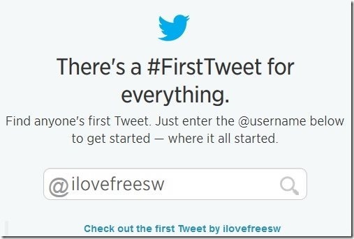 Twitter first tweet