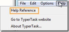TyperTask-HelpReference